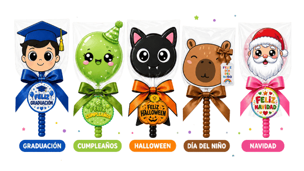Regalos para Graduación, Cumpleaños, Halloween, Día del Niño y Navidad